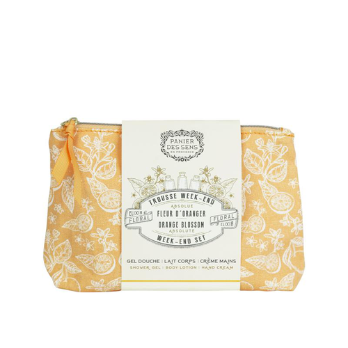 Visuel 2 du produit Trousse de voyage fleur d’oranger Panier des Sens - les 3 pièces