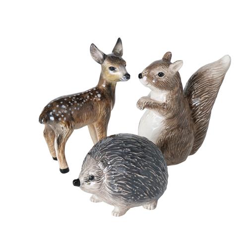 Visuel 1 du produit Figurine animal de la forêt en poterie Rimmy - 10 x 7 x 10 cm