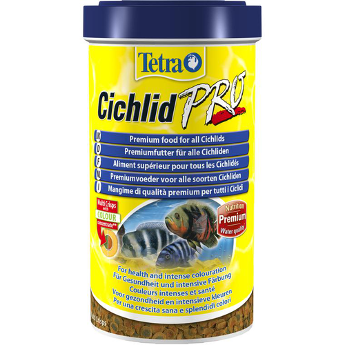 Visuel 1 du produit Crisps pour cichlidés enrichis en vitamines - TETRA Cichlid - Contenance 500ml