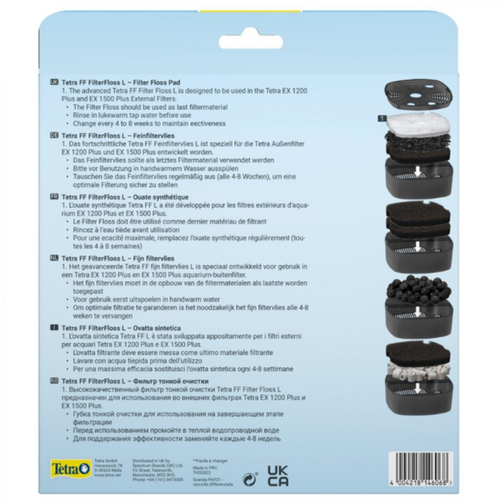 Visuel 2 du produit Filtre à eau large, Lot de 2 - TETRA FF FilterFloss - taille L