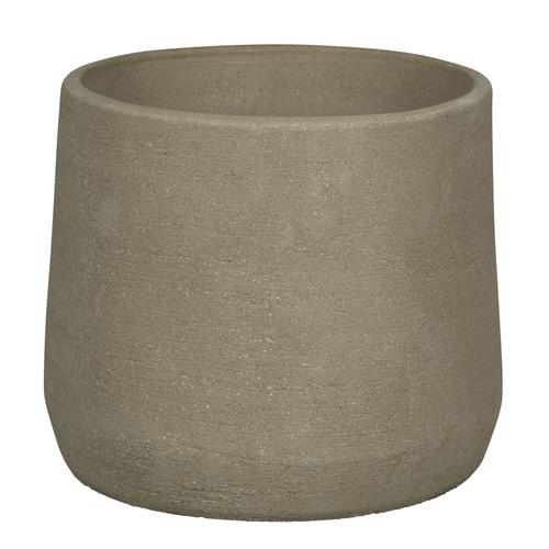 Visuel 1 du produit Pot coloris gris en terre recyclée - Ø 30 x 26 cm