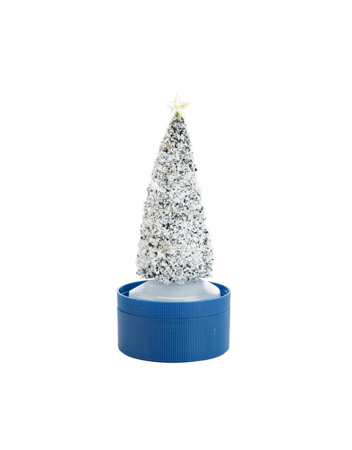 Visuel 1 du produit Sapin Evergreen 12 L Lumineux Multicolore à piles 7x7x18 cm