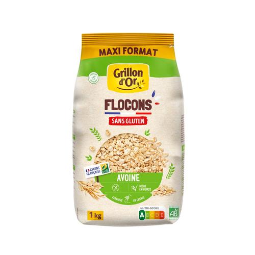 Visuel 1 du produit Flocons d’avoine bio sans gluten Grillon d'Or - 1 kg