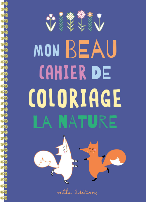 Visuel 1 du produit Cahier de coloriage Mon beau carnet de coloriage La nature - 96 pages