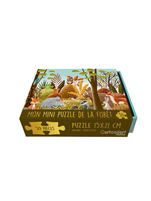 Visuel 1 du produit Mini puzzle de la forêt Cartes d’art 50 pièces