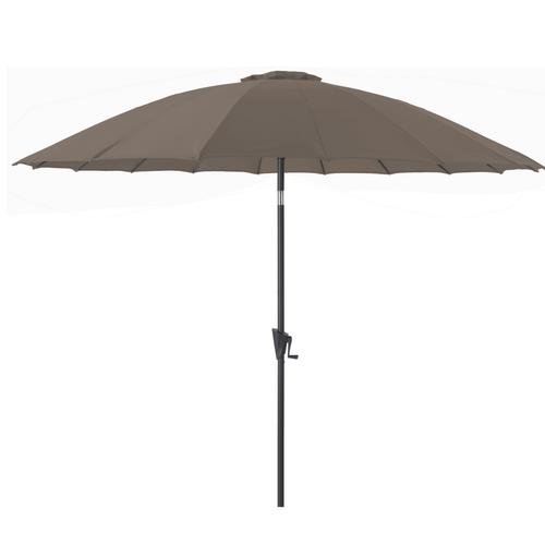 Visuel 1 du produit Parasol PAGODE à manivelle Ø3 m taupe