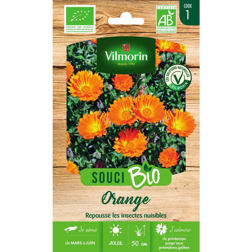 Visuel 1 du produit Graines de Souci orange bio Vilmorin - graines à semer