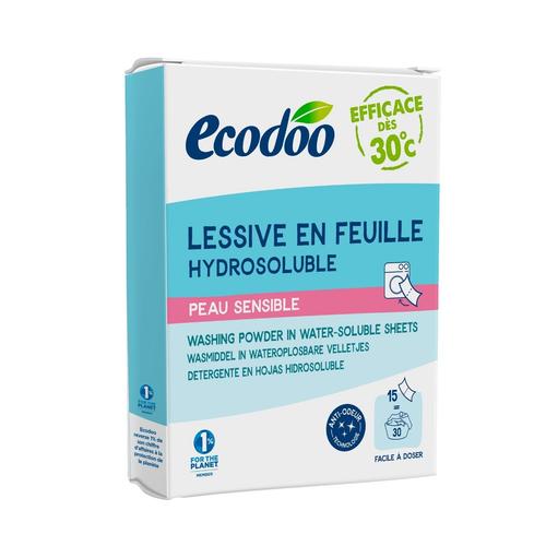 Visuel 1 du produit Lessive en feuille hydrosoluble peau sensible Ecodoo