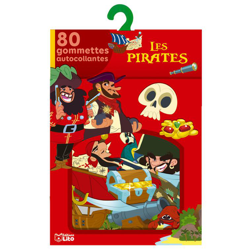 Visuel 1 du produit Gommets pour enfants Les pirates éditions Lito - 80 gommettes
