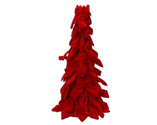 Visuel 1 du produit Sapin décoratif à nœuds en mousse rouge - Ø 13 x H 45 cm