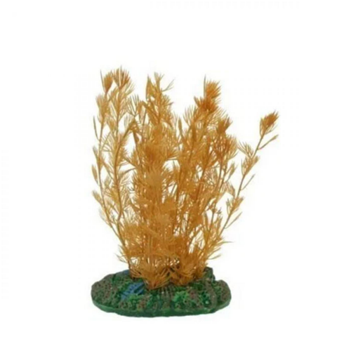Visuel 1 du produit Plante artificielle pour aquarium, myriophylle jaune, AQUA NOVA - Hauteur 13cm