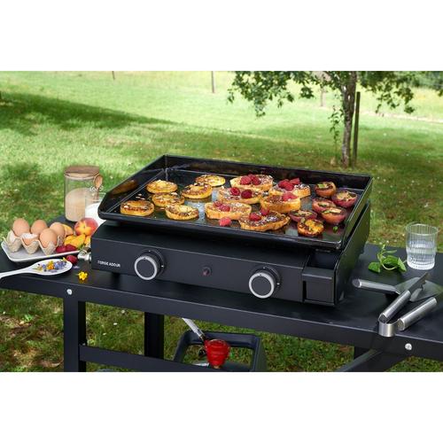 Visuel 2 du produit Plancha Base Gaz 60 châssis acier 5000W