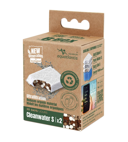 Visuel 1 du produit Masses filtrantes pour aquarium coloris blanc Aquatlantis B-Box cleanwater - Taille S x 2