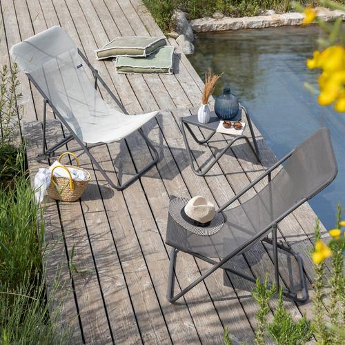 Visuel 5 du produit Maxi transat gris 94 x 62 x 83 cm