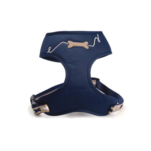 Visuel 1 du produit Harnais tee-shirt pour chien Kyrielle bleu - taille L