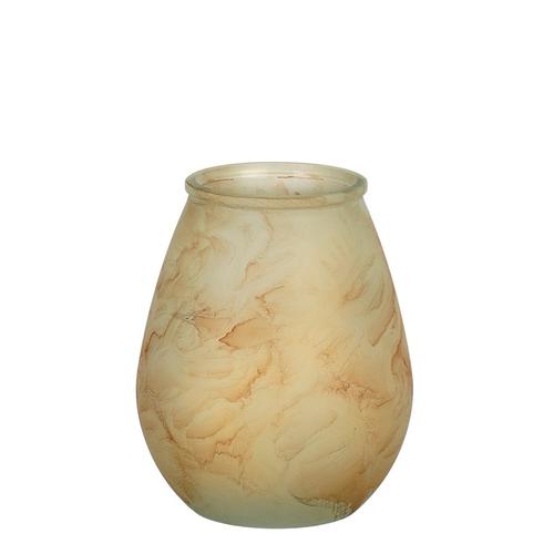 Visuel 1 du produit Vase en verre recyclé marron Canea - Ø 19 x H 23 cm