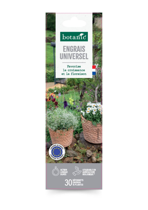 Visuel 1 du produit Engrais universel en boîte botanic® - 30 bâtonnets