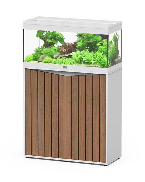 Visuel 1 du produit Meuble Prestige pour aquarium 80 coloris blanc en bois - 80 x 35 x 83 cm