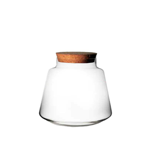Visuel 1 du produit Vase Izumi en verre transparent Naturalys taille L - Ø 15 x 17 cm