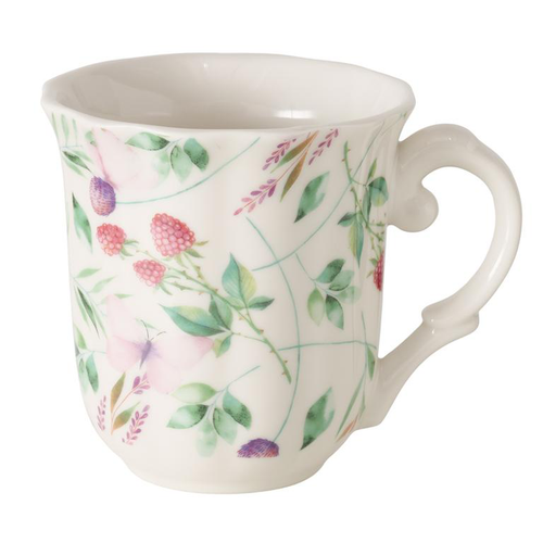 Visuel 1 du produit Mug en new bone vert et rose Fantasy - Ø 9 x H 10 cm