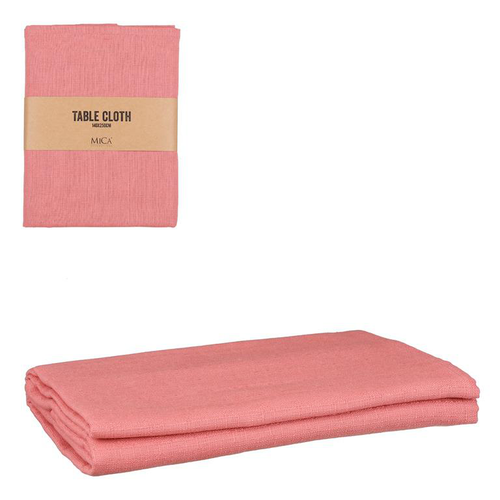 Visuel 1 du produit Nappe en coton rose saumon Villia - 250 x 140 cm