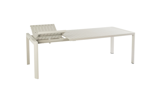Visuel 2 du produit Table de jardin en aluminium Filao coloris beige Bizzotto - 180/240 x 100 cm