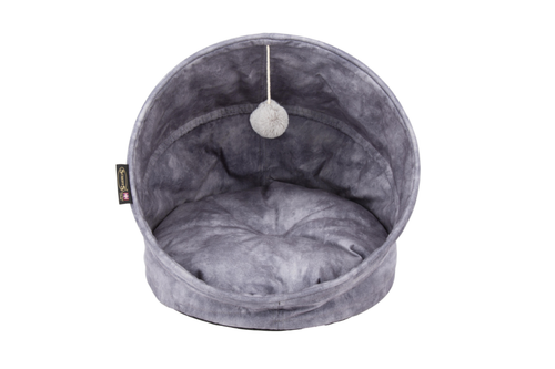Visuel 4 du produit Grotte pour chat gris Kensington Scruffs – Taille 44 x 44 x 48 cm