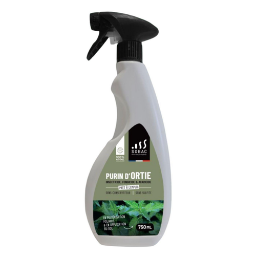 Visuel 1 du produit Purin d'ortie 100 % naturel Sobac - 750 ml