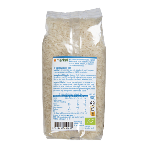 Visuel 2 du produit Riz jasmin blanc bio - 500 g