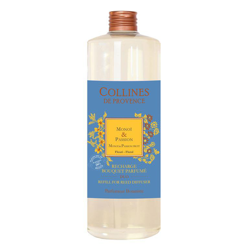 Visuel 1 du produit Recharge bouquet parfumé senteur monoï passion Collines de Provence - 500 ml