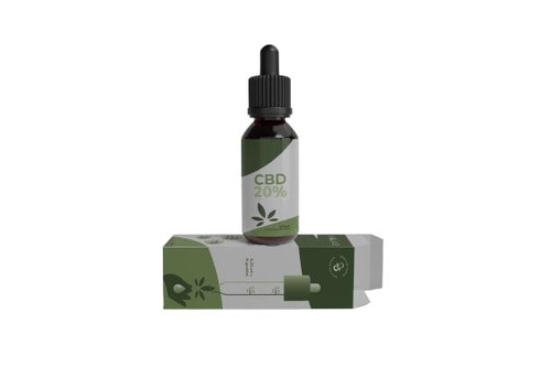 Visuel 2 du produit Huile CBD sublinguale 20 % arôme menthe Inolab – 10 ml