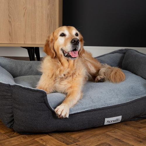Visuel 5 du produit Couchage orthopédique pour chien coloris gris Scruffs Harvard - Taille XXL 110 x 82 x 22 cm