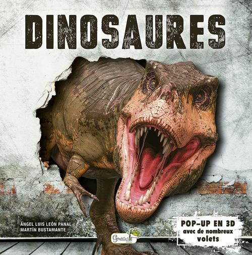 Visuel 1 du produit Livre docu pop-up "Dinosaures" aux Éditions Grenouille