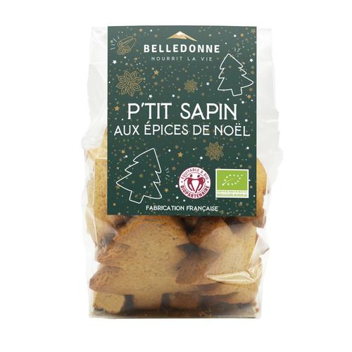 Visuel 1 du produit Biscuits sapins aux épices de Noël bio Belledonne - 150 g