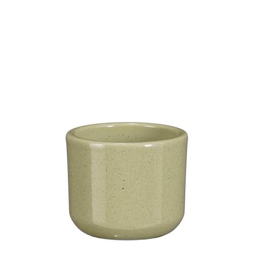 Visuel 1 du produit Pot rond coloris vert en céramique Fedor Mica Decorations - 7 x Ø 7 cm