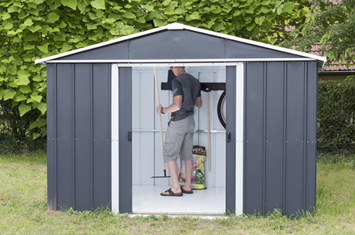 Visuel 3 du produit Abri de jardin métal sans plancher, anthracite TRIGANO JARDIN - Yardmaster - 6.24m²