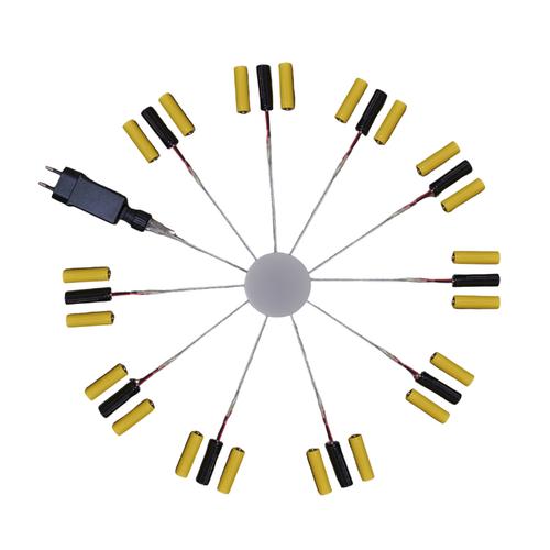 Visuel 1 du produit Adaptateur transformateur pour piles 4,5V 10x3AAA coloris noir indice de protection IP20