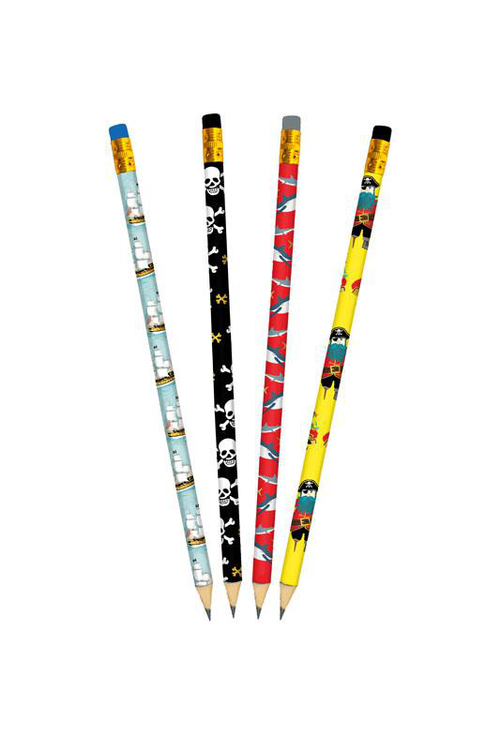 Visuel 1 du produit Set de 4 crayons pirate Cartesdart