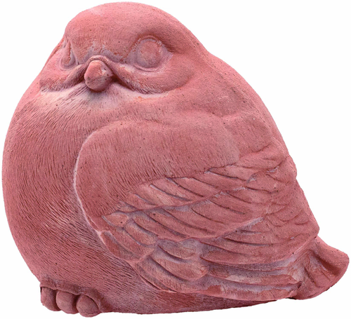 Visuel 1 du produit Moineau en terre cuite rouge Anticomestiere Passerotto - 17 x 16 x 18 cm