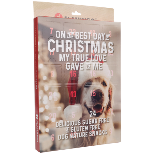Visuel 1 du produit Calendrier de l’Avent pour chien friandises Flamingo