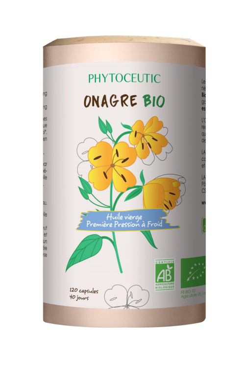 Visuel 1 du produit Complément alimentaire huile onagre Bio Phytoceutic - 120 capsules