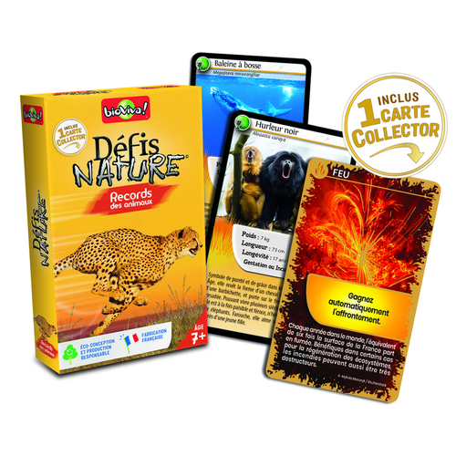 Visuel 1 du produit Défis Nature records des animaux multicolore Bioviva - 7.2 cm
