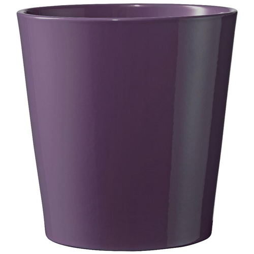 Visuel 1 du produit Cache-pot coloris prune Dallas Orchidée - Ø 13 cm