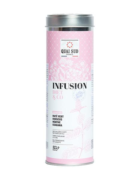 Visuel 1 du produit Infusion bio diet & co menthe, ananas Quai Sud - 85 g