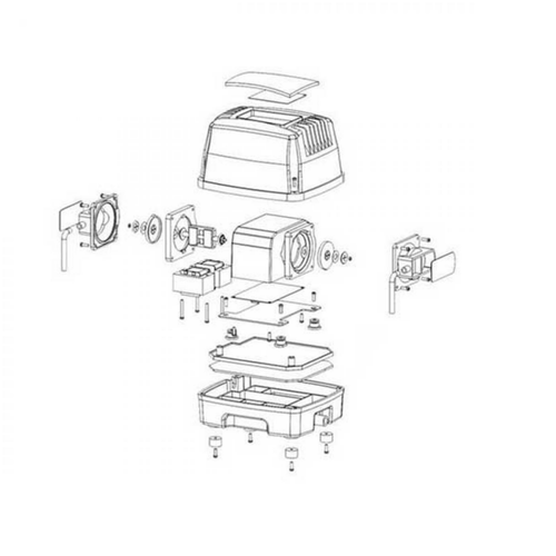 Visuel 1 du produit Kit d'entretien pour koi flow 60, SUPERFISH BASSIN - modèle service kit