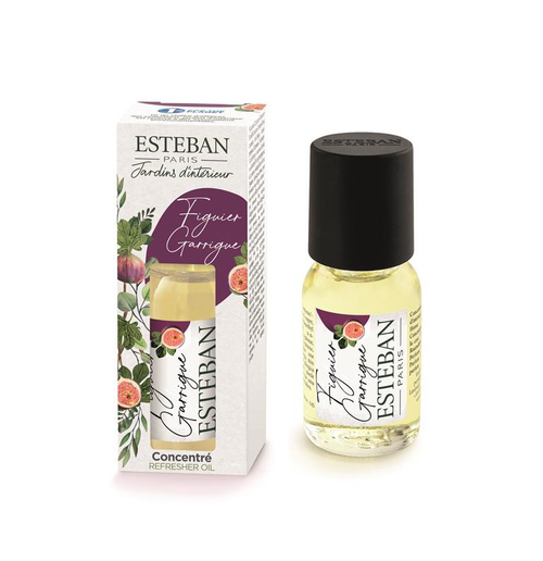 Visuel 1 du produit Concentré de parfum en flacon compte-goutte Figuier Garrigue Esteban - 15 ml