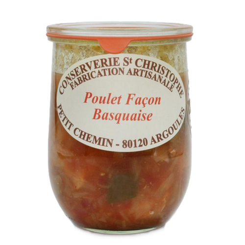Visuel 1 du produit Poulet façon basquaise Conserverie St Christophe - 900 g
