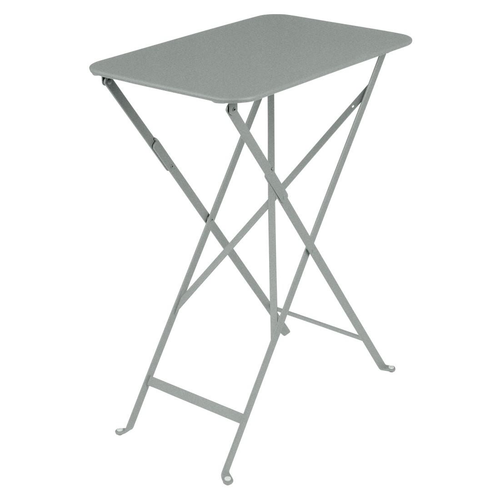 Visuel 1 du produit Table pliante Bistro coloris gris en acier Fermob - 37 x 57 x 74 cm