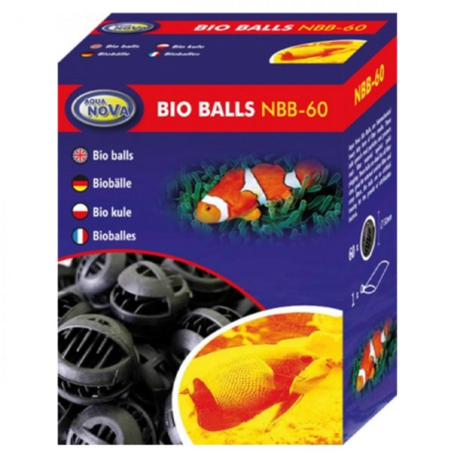 Visuel 1 du produit Balles bio filtrantes AQUA NOVA - Boîte de 60 pièces