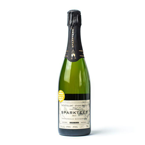 Visuel 1 du produit Thé pétillant sans alcool bio en bouteille de verre Sparkteez - 75 cl